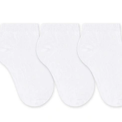 Kit 3 Pares Meia Selene Sapatilha Básica Infantil